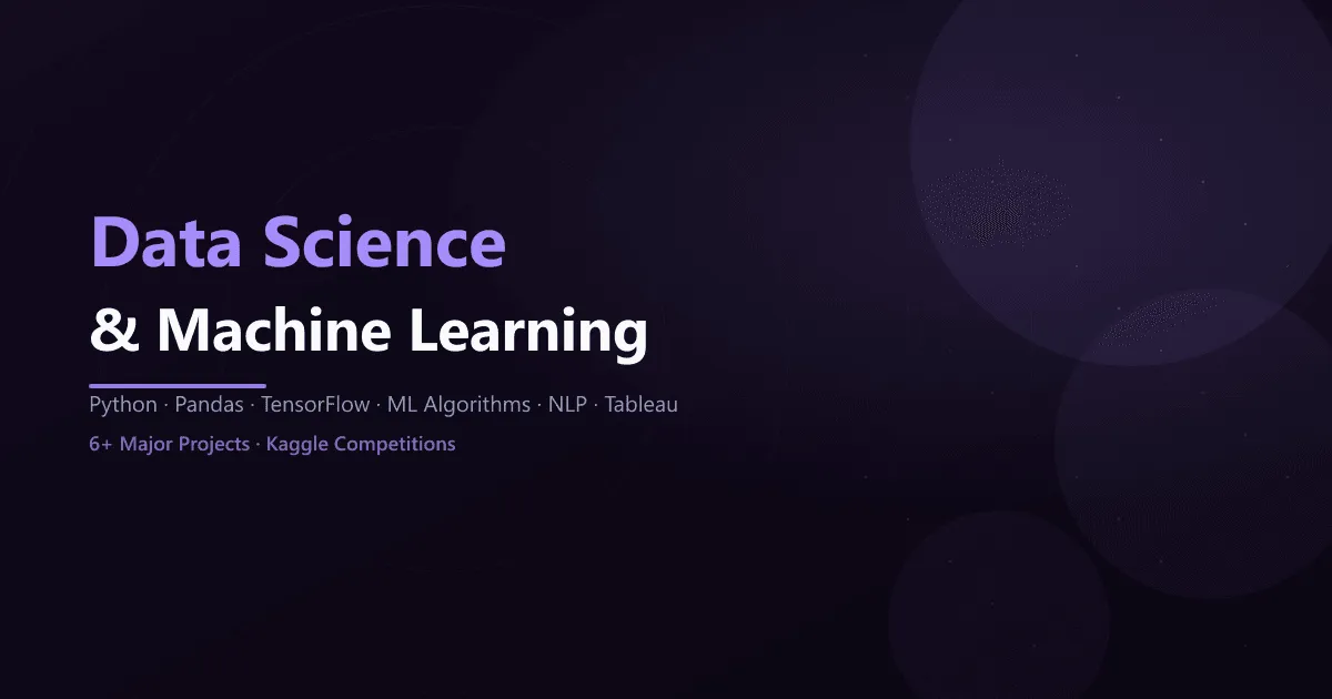 Data Science & ML Training - SourceKode