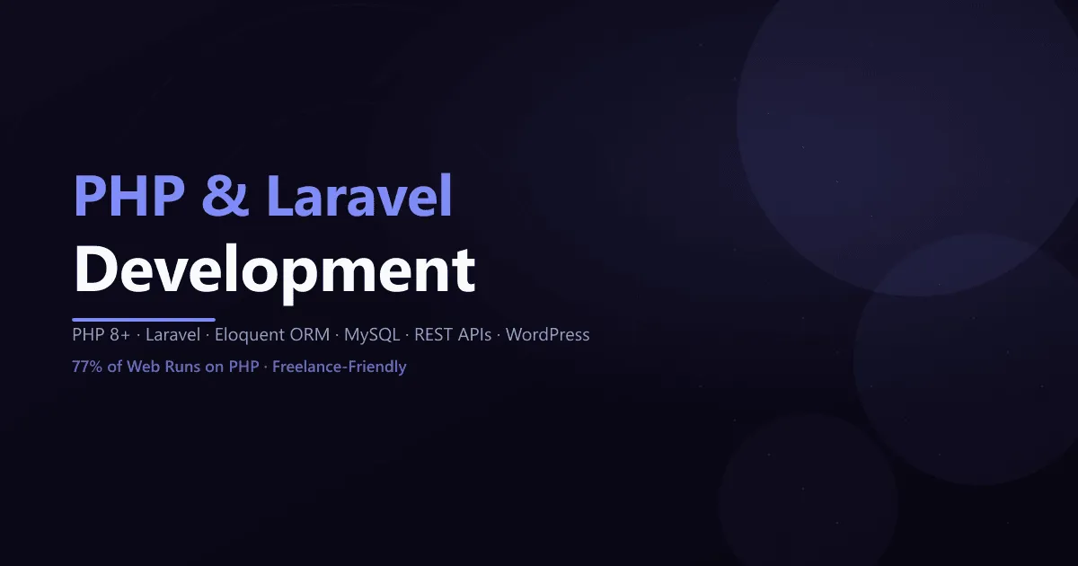 PHP & Laravel Training Course – Online & Classroom Batches India | SourceKode